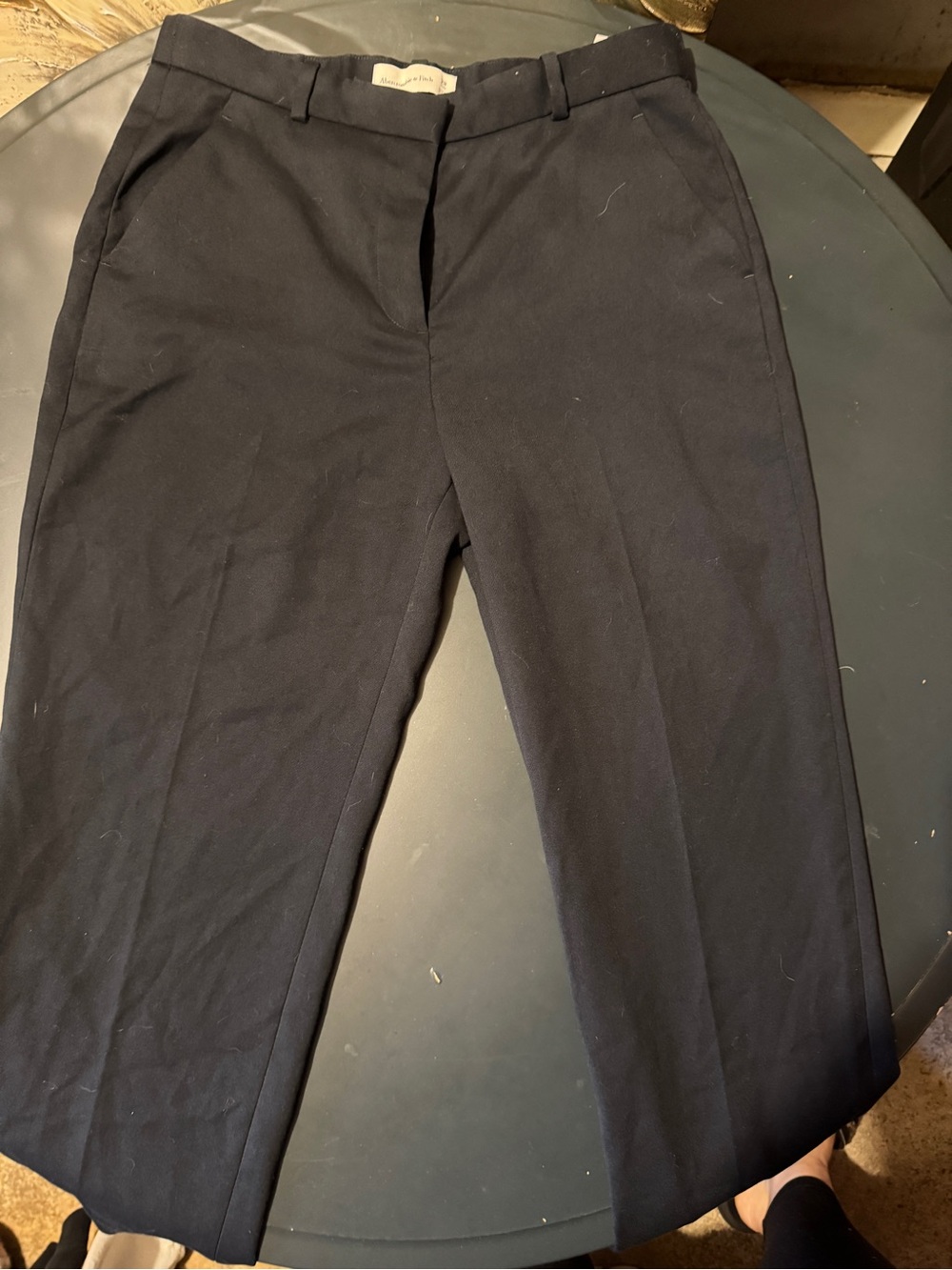 Abercrombie & Fitch Black Straight Dress Pants